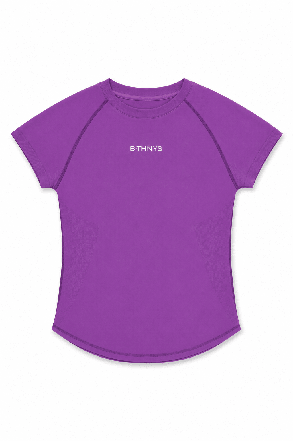 B•THNYS Active Sculpt™ Seamless Athletic Tee – Purple Pum (Purple) - B•THNYS