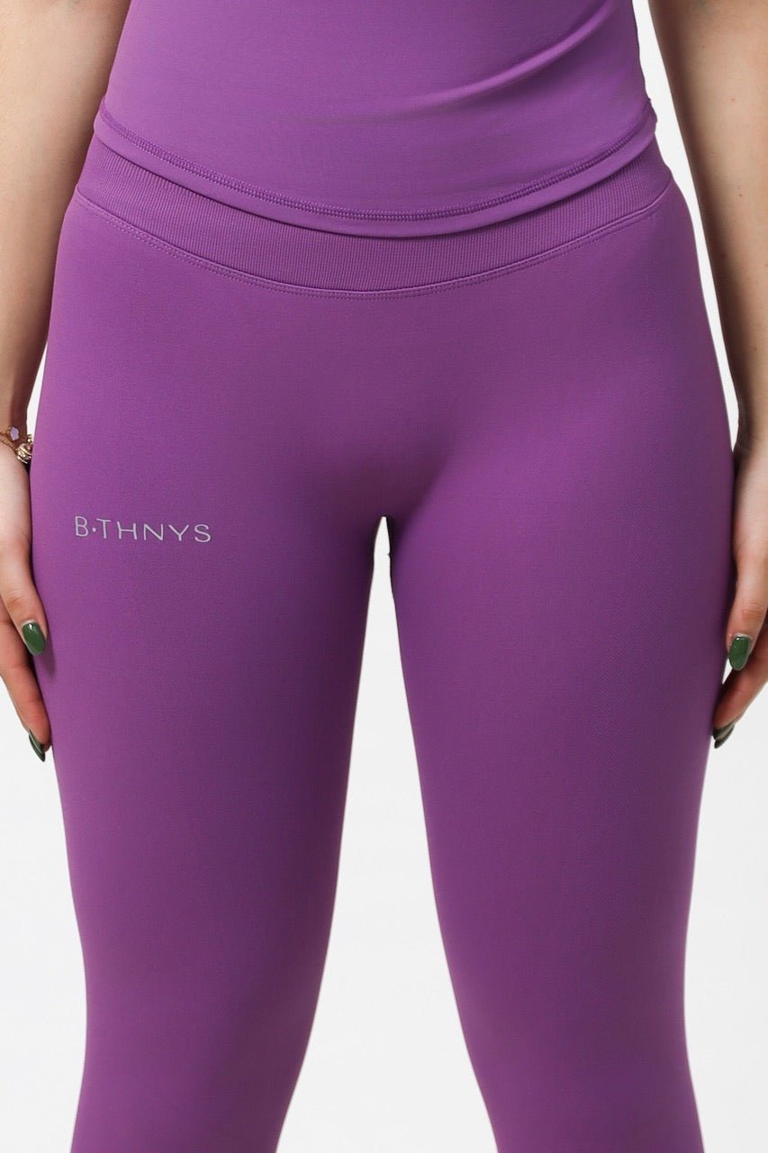 B•THNYS Active Sculpt™ High-Waisted Seamless Scrunch Legging – Black Eclipse (Black) - B•THNYS