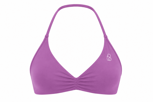 B•THNYS Active Sculpt Seamless Medium Support Sports Bra in Purple Plum (Purple) — view 1