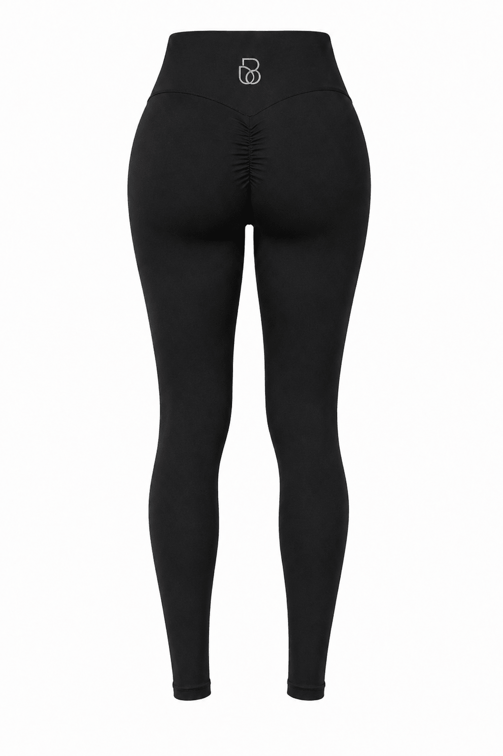 B•THNYS Active Sculpt™ High-Waisted Seamless Scrunch Legging – Black Eclipse (Black) - B•THNYS